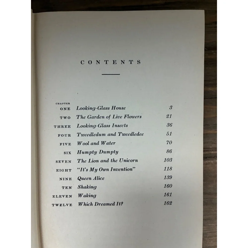 VTG 1946 Through the Looking Glass Lewis Carroll